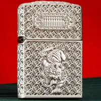 ZIPPO/之宝zippo打火机正品/S925银花丝-【银尊貔貅】个性 送礼DYJ1