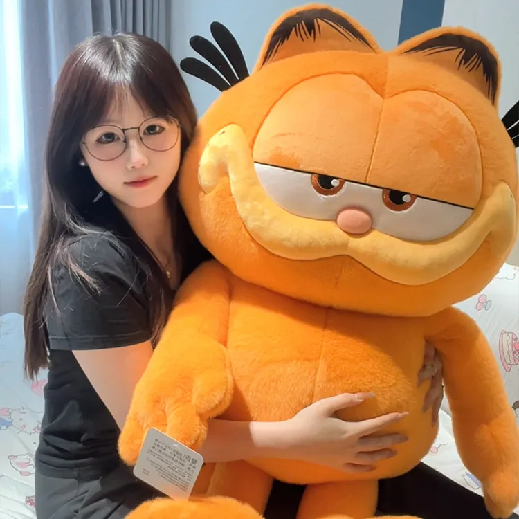 加菲猫玩偶正版猫咪可爱公仔毛绒玩具女孩睡觉抱儿童挂件生日礼物