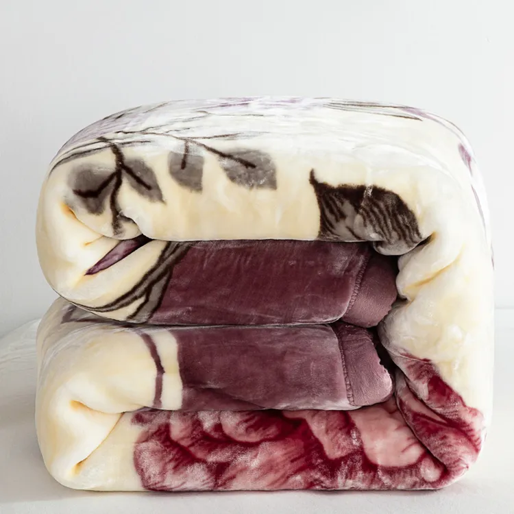 超厚毛毯被子双层加厚拉舍尔毛毯学生宿舍冬季珊瑚绒毯子婚庆盖毯