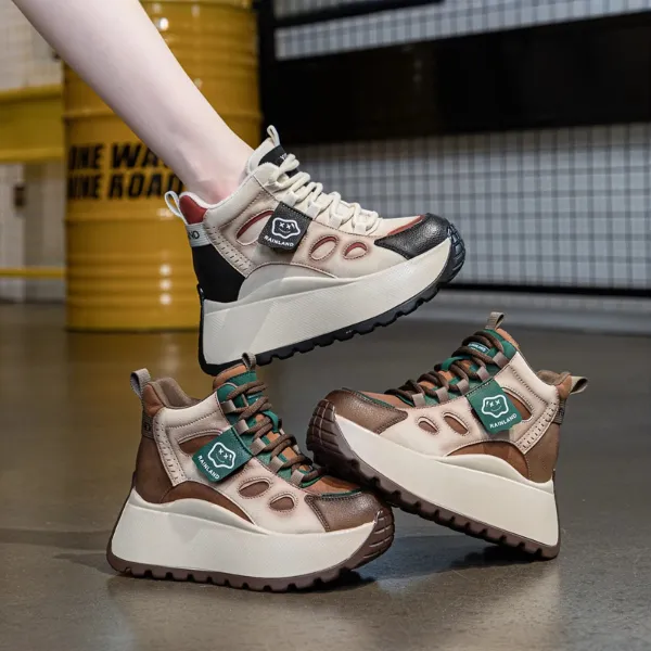 老爹鞋女款2024冬季新款爆款百搭洋气鞋子厚底加绒网红款运动鞋女