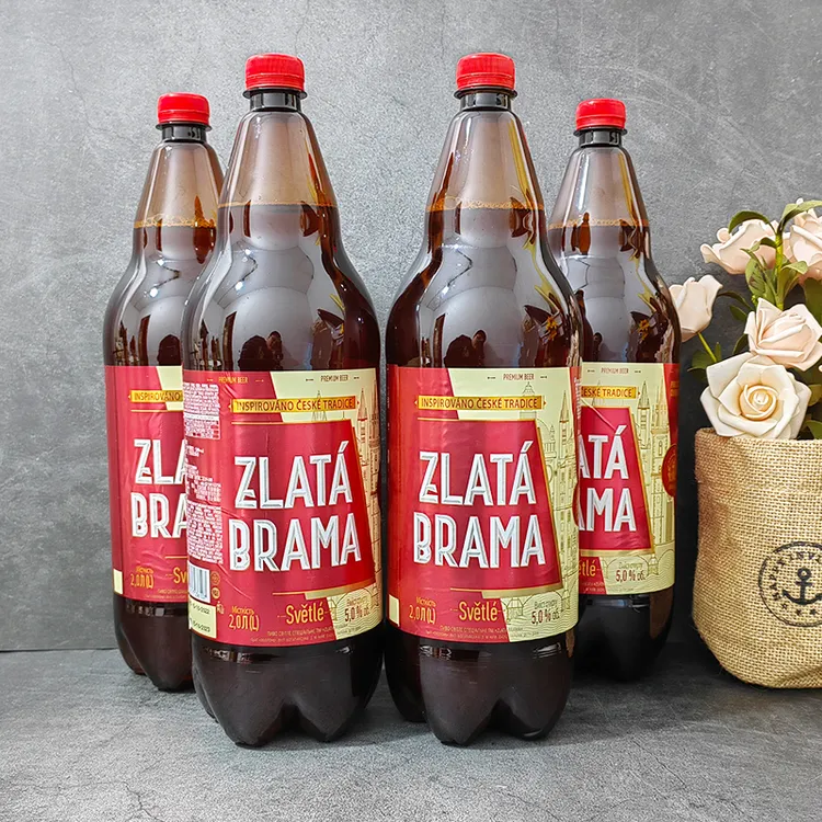 2L/瓶乌克兰原装进口泽塔大师全麦啤酒大麦酿造原浆黄啤酒包邮