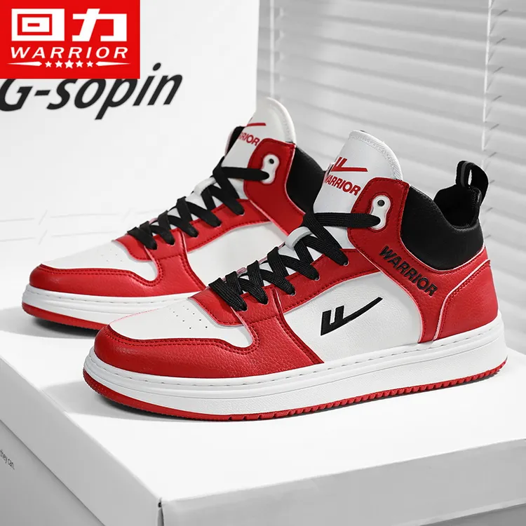 【鸿运当头】回力板鞋情侣款2026本命年红色新年高帮国潮休闲小白鞋
