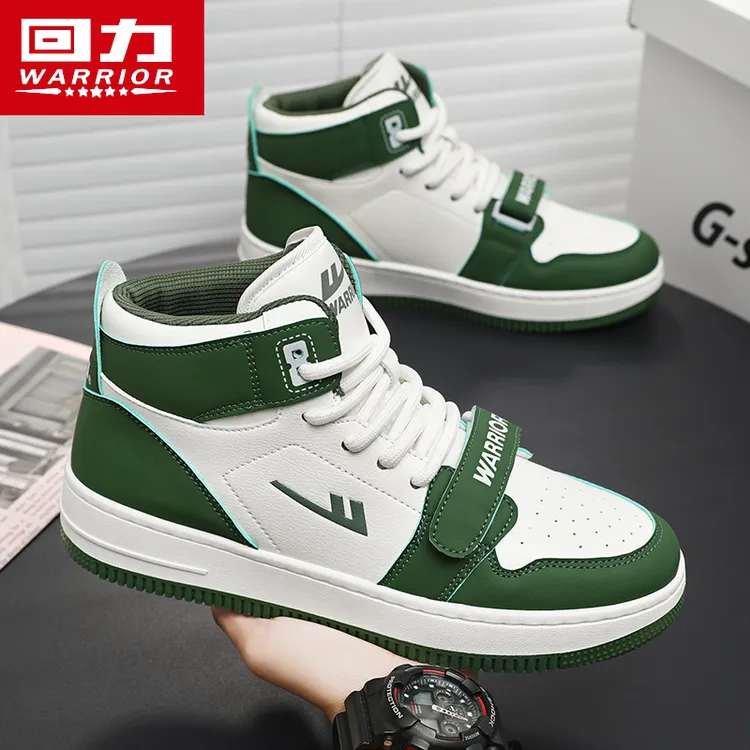 回力板鞋情侣款薄荷曼波百搭透气运动鞋魔术贴学生加大码鞋子男款