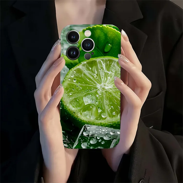 冰块柠檬苹果15手机壳14菲林iPhone13promax华为vivo荣耀OPPO小米