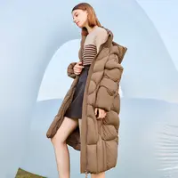 【直播专享】Y834281羽绒服 香影立领羽绒服女冬季2024新款中长连