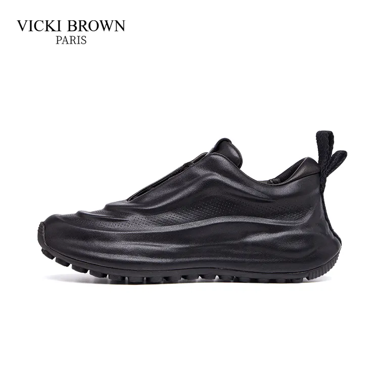 VB男鞋VICKI BROWN法国轻奢男鞋时尚百搭男士舒适牛皮包底休闲鞋