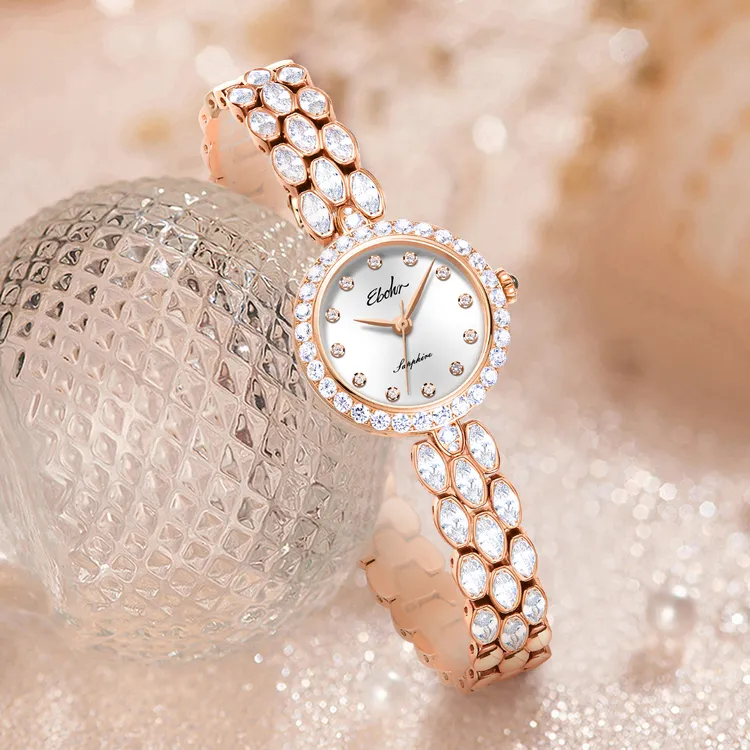 EBOHR依波表卡纳系列石英女小众轻奢时尚精致满钻潮流小巧5173