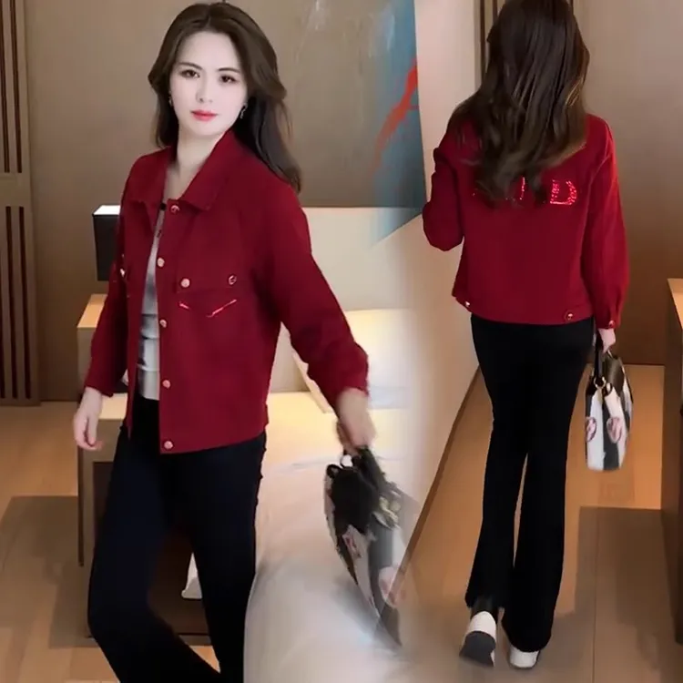 牛仔短款外套女2025春秋新款洋气宽松小个子百搭显瘦休闲夹克上衣