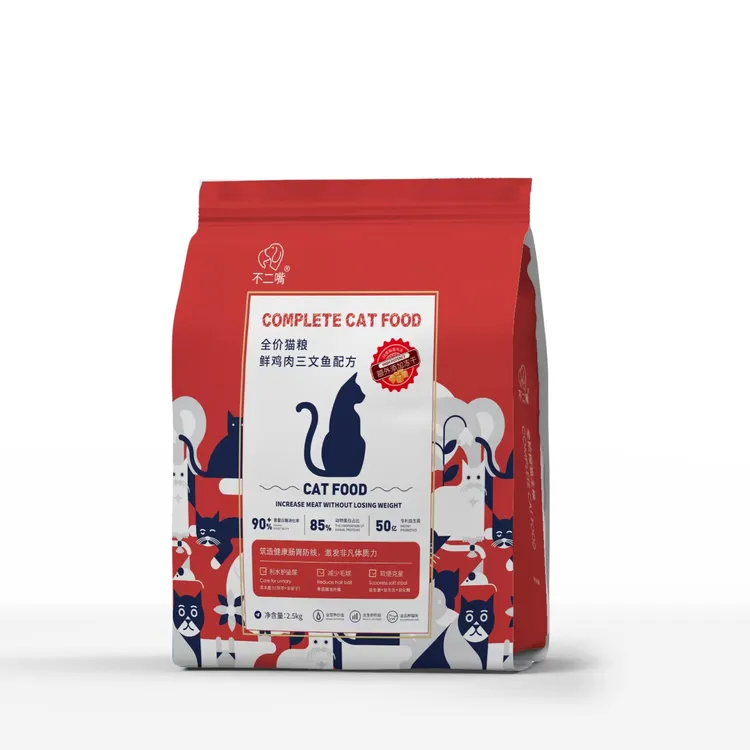 不二嘴不二嘴猫粮5斤成猫幼猫流浪猫橘猫蓝猫通用美毛冻干猫粮