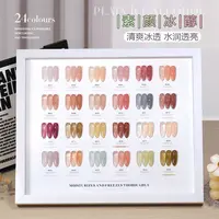 云钻网红流行华妃同款冰透裸色甲油胶显白流行色美甲店专用光疗胶