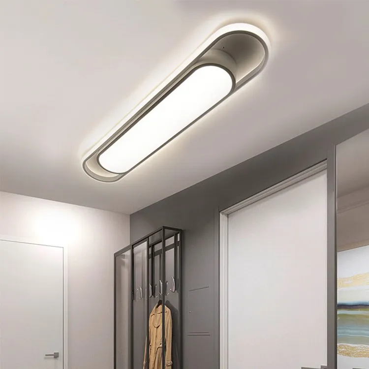 长条过道灯精致长方形阳台吸顶灯玄关走廊灯楼梯间阳台衣帽间灯具