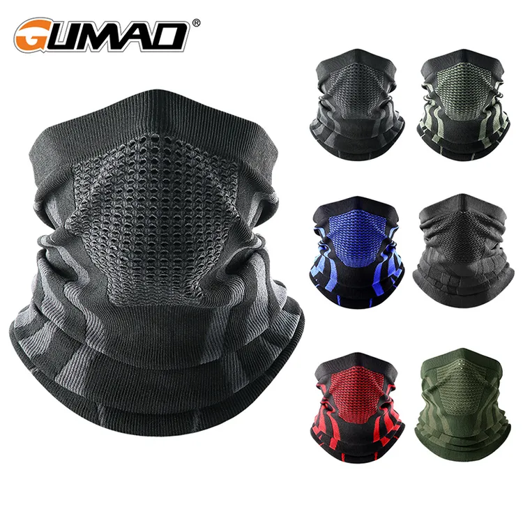 [保暖面罩]GUMAO骑行跑步面罩防风脖套透气围脖冬季徒步登山滑雪商品图