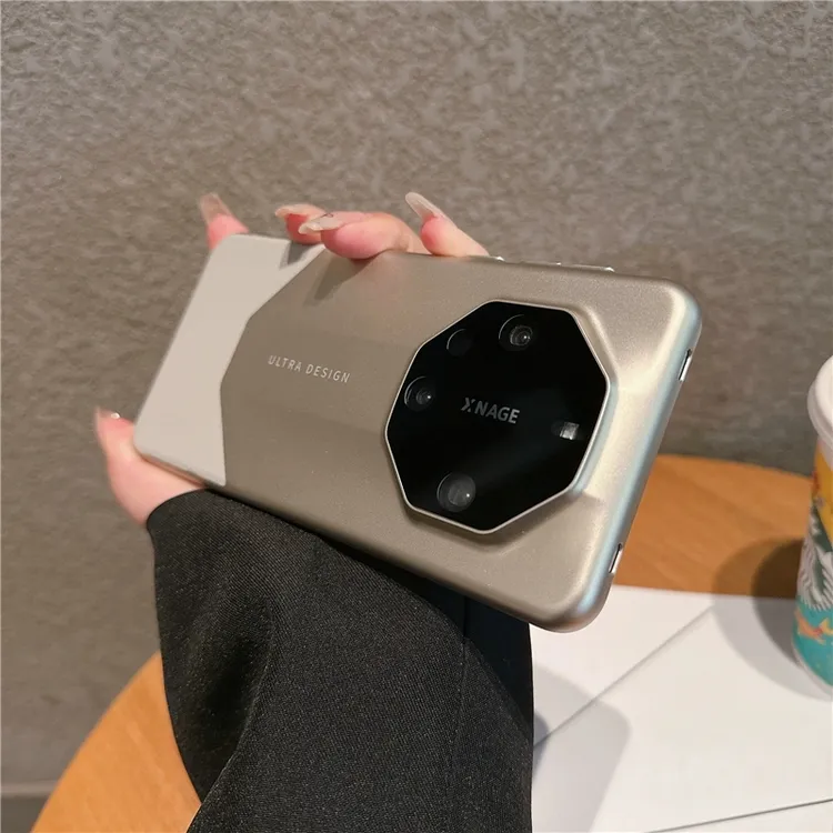 适用华为mate60/Pro/Pro+/RS高档纳帕皮拼色手机壳高清镜头膜秒变