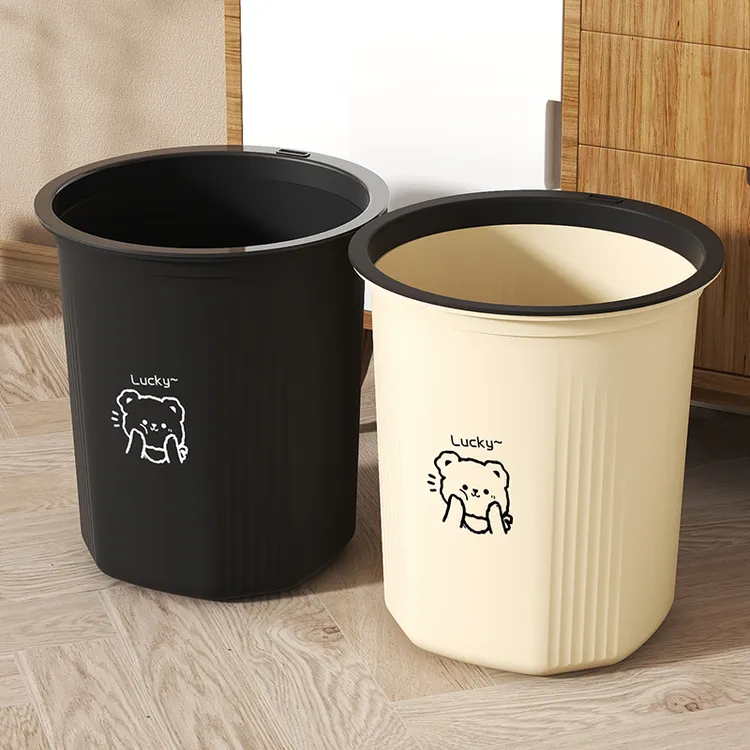垃圾桶家用客厅卧室卫生间厨房办公室宿舍卡通简约垃圾筒大容量厚
