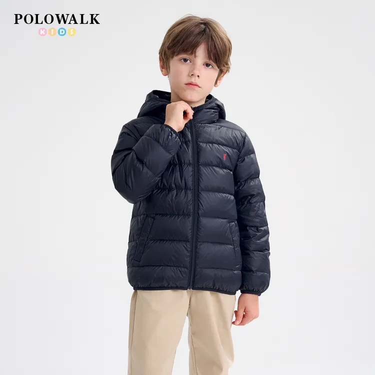 POLOWALK新款儿童轻薄羽绒服保暖羽绒服休闲外套BXNW431K0121