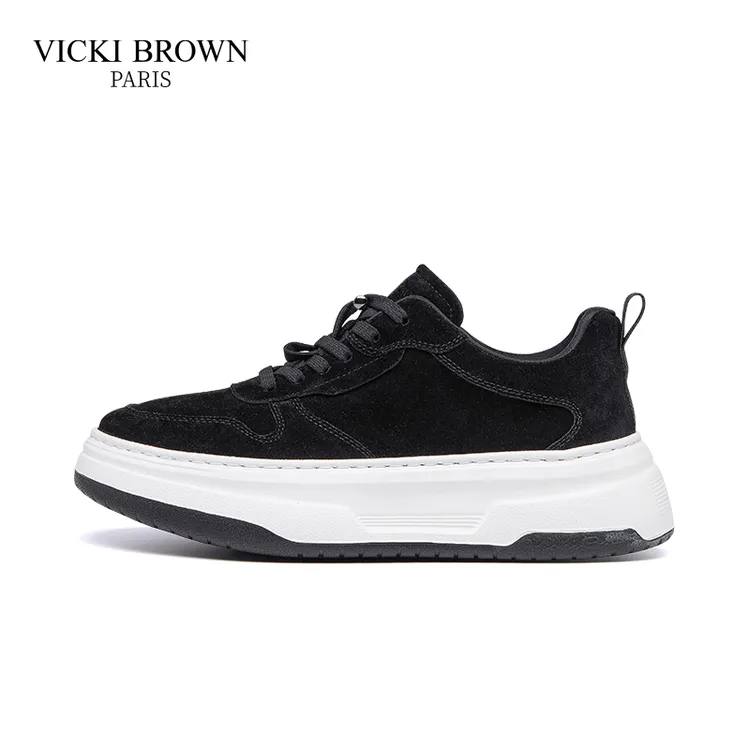 VICKI BROWN官方正品男鞋软底耐磨轻奢时尚男士新款高档休闲鞋子