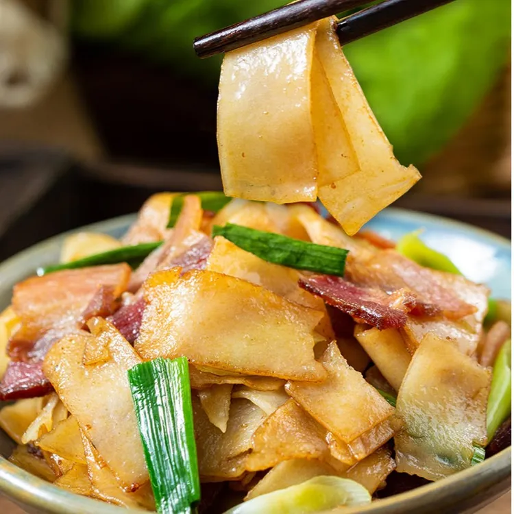 【绿豆湿豆丝】新鲜湿豆折手工传统湖北特产豆粑豆糕现做好吃劲道