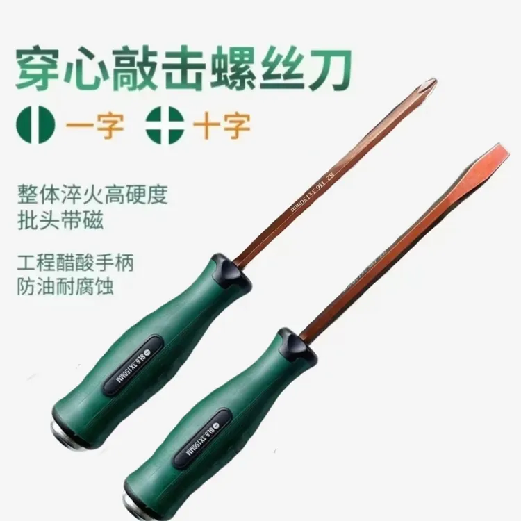 S2穿心螺丝刀一字十字各一把可敲击(主播专属)