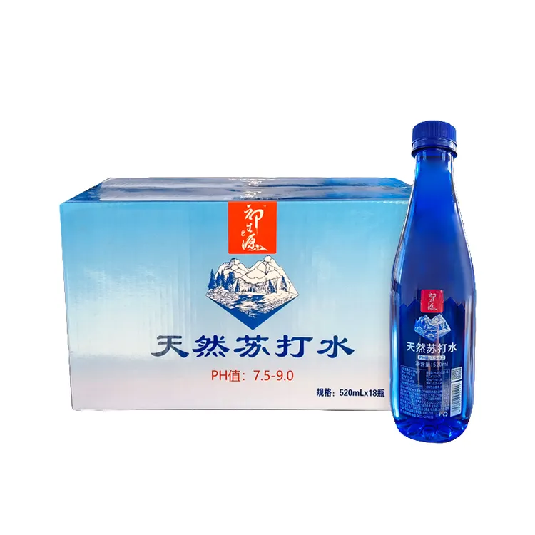 初生之源天然苏打水520mlx碱性苏打水碱性矿泉水小分子团运动健康