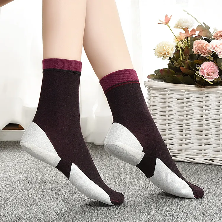 雅致逸足女士全足防裂袜子包脚底防止脚干脚裂补水保湿袜跟厚棉