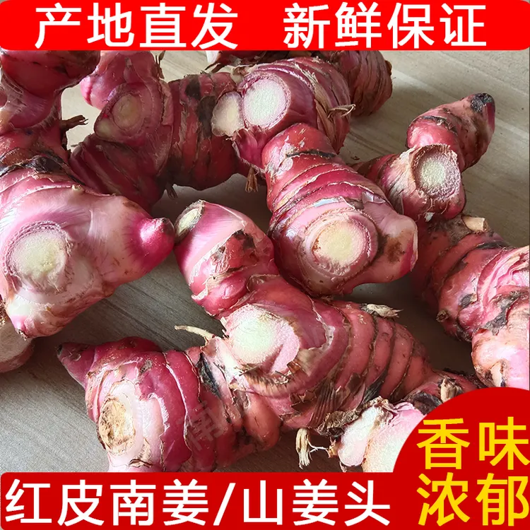廉江山姜头鸡汤配料潮汕红皮南姜新鲜包邮牛羊肉火锅配料老姜南姜