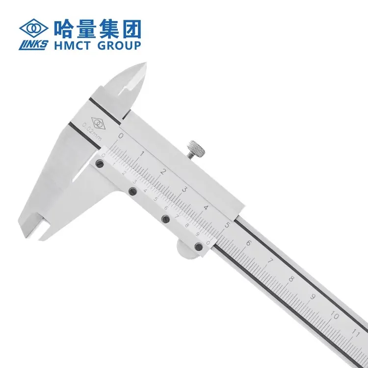 哈量游标卡尺高精度工业级优质不锈钢碳钢机械油标卡尺普卡线卡