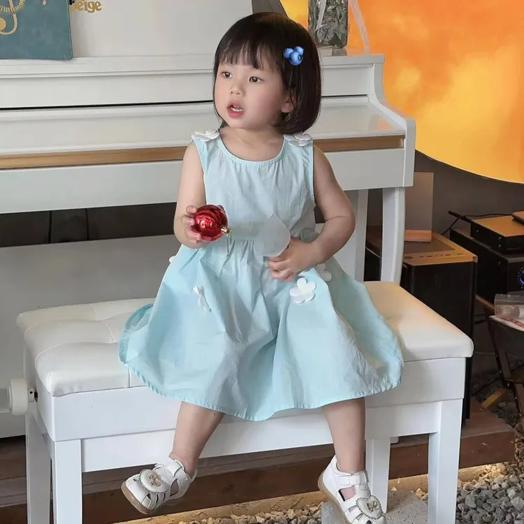 女童连衣裙夏装童装2024新款小女孩洋气公主裙儿童裙子女宝夏款潮