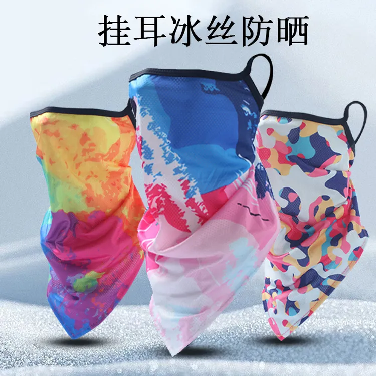 《宠粉专属》运动户外多功能骑行面罩防晒头巾围脖冰丝透气护脸遮阳