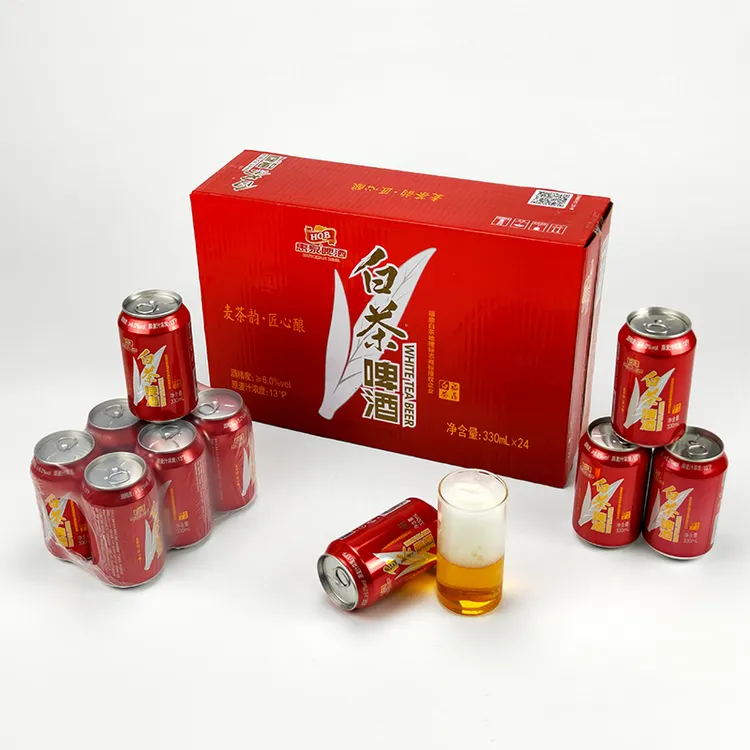 330mL13°惠泉白茶啤酒易整箱24听装