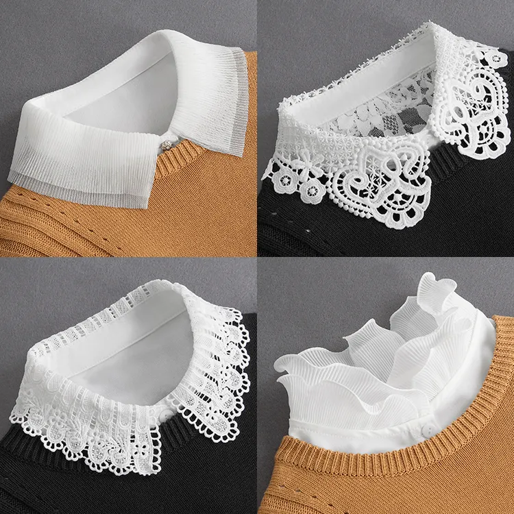 假领子女百搭假衣领内搭神器衬衣领配毛衣卫衣春秋冬季装饰领镂空