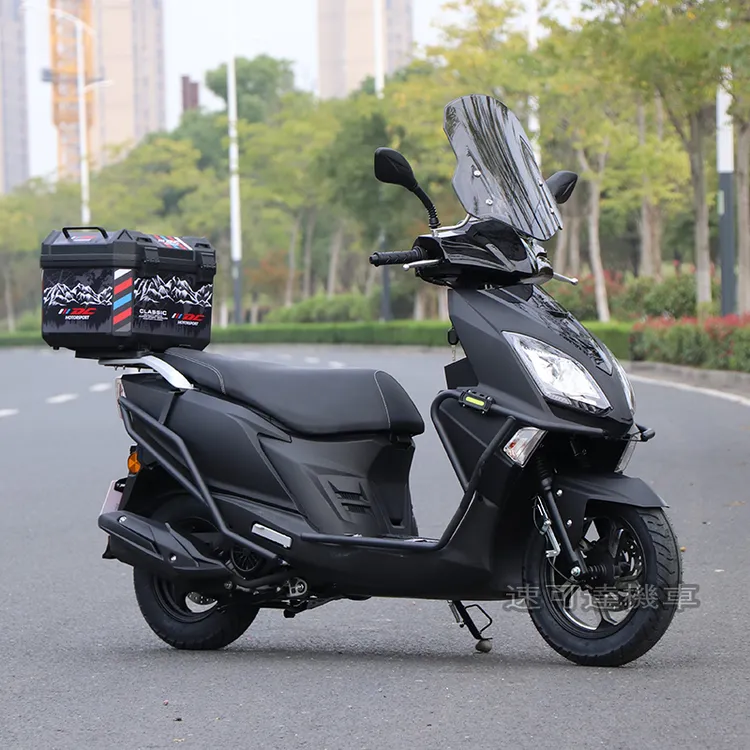 重庆建设UY125cc燃油踏板摩托车国四电喷外卖车可上牌