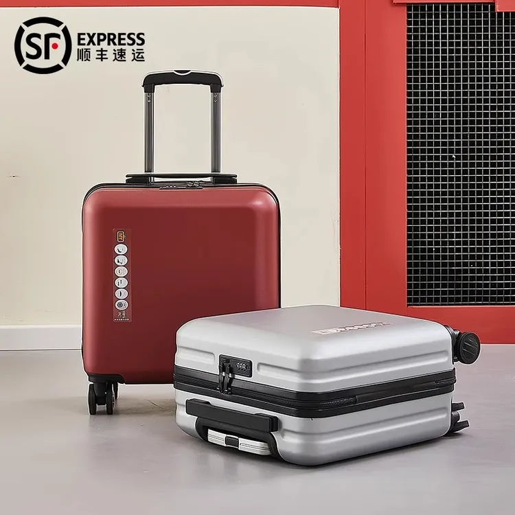 Hear&Rose小型新款pc商务登机行李箱轻便免托运密码拉杆箱子18寸