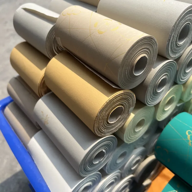 蜡染长卷宣纸半生半熟书法作品纸书法国画纸宣纸书法国画专用纸