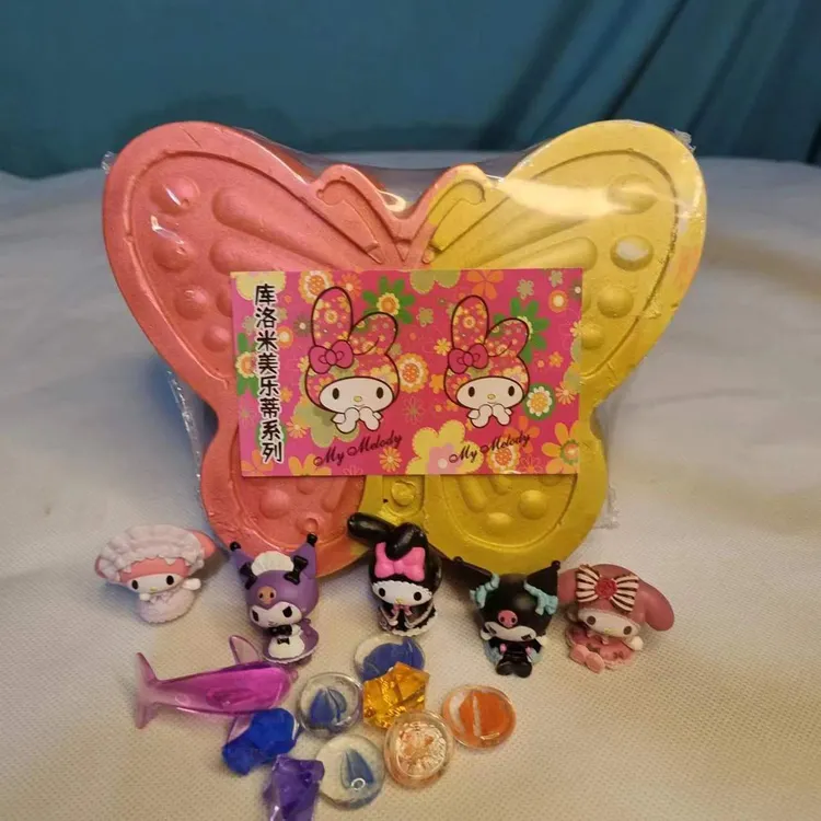 考古挖掘库洛米美乐蒂公仔益智考古DIY创意专注力挖掘玩具