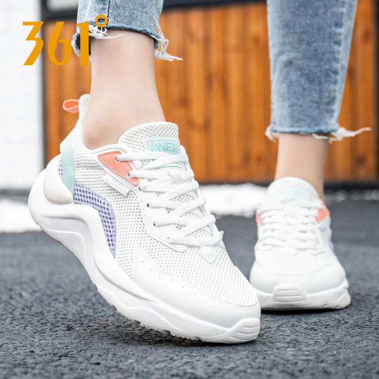 361°女鞋2026网面透气爆款软底春季运动跑步鞋休闲鞋学生运动鞋女商品图