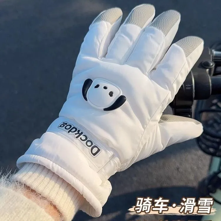【咕噜】新款帕恰狗冬款手套男女滑雪骑行保暖神器防风送女友礼物