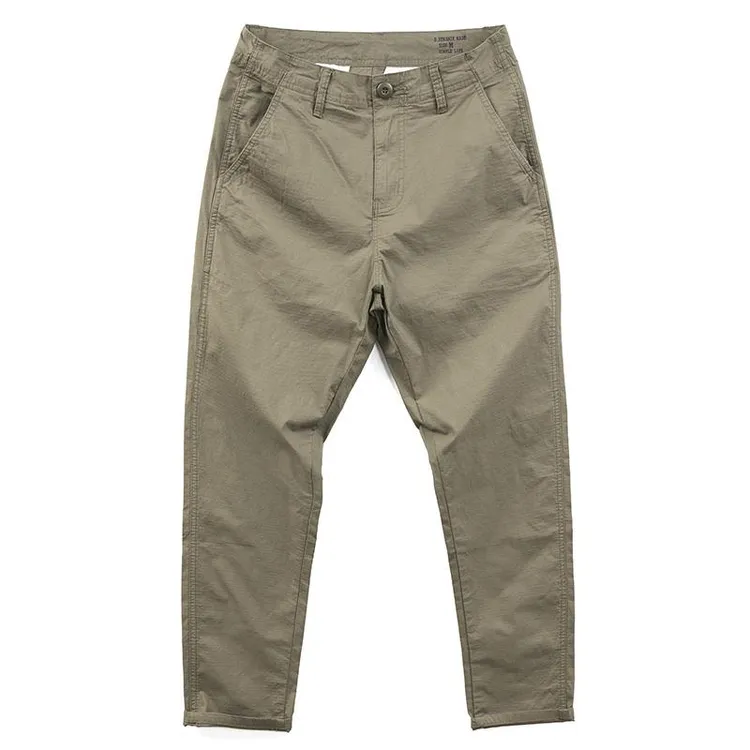 8205/82058/82059夏季微弹力休闲小直筒长裤质感透气舒适男休闲裤