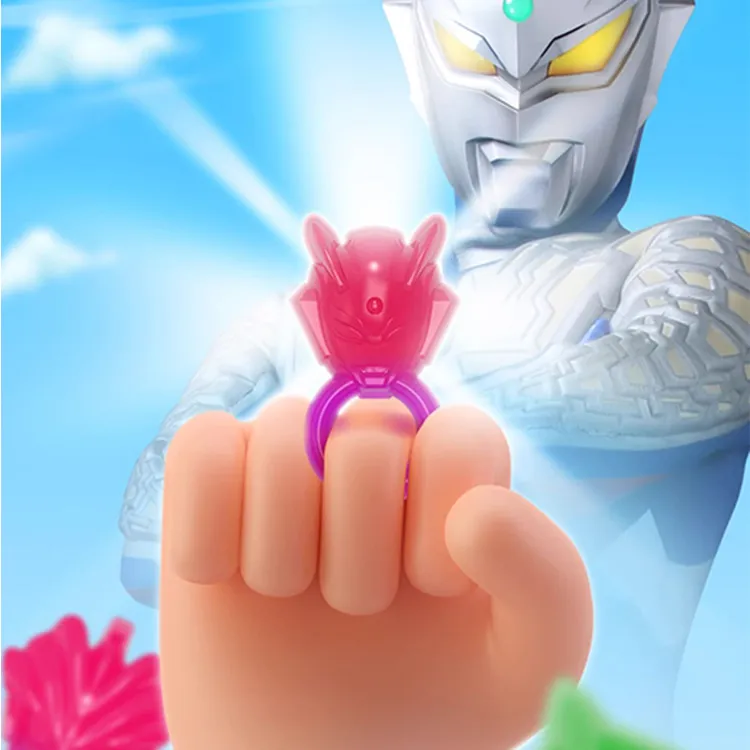 奥特曼戒指软糖添乐卡通王奥特曼果汁软糖水果味戒指糖儿童软糖果