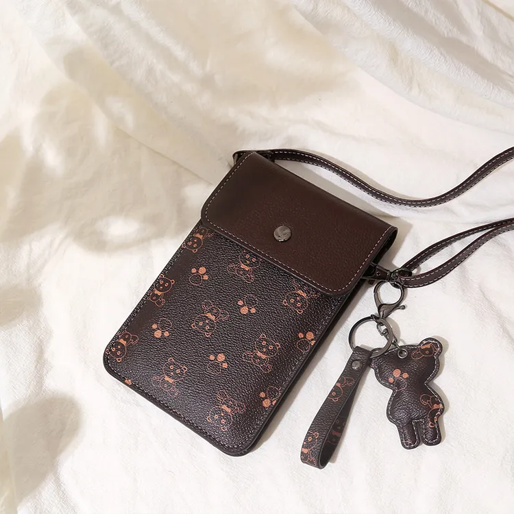 手机包女斜挎2025新款夏天迷你小包女竖款手机包洋气外出轻便斜挎