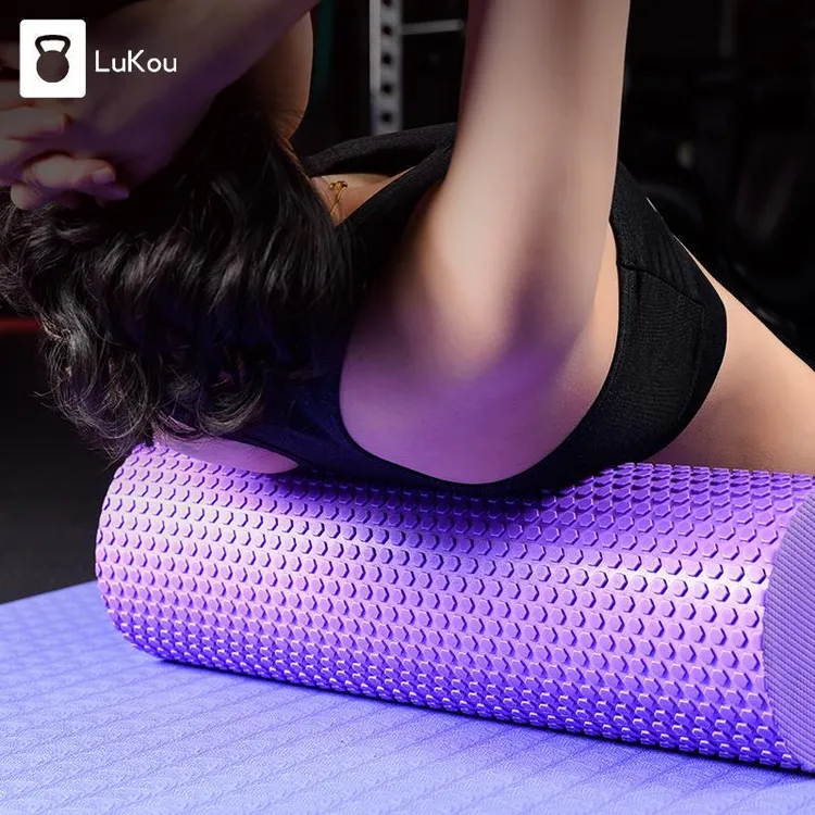 Lukoufitness泡沫轴放松泡沫滚轴小腿瑜伽柱琅琊棒狼牙按摩滚轮棒