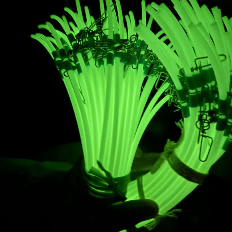 新款复合材料中通夜光天平管不断不裂韧性高船钓黄姑白米黑头鲈鱼