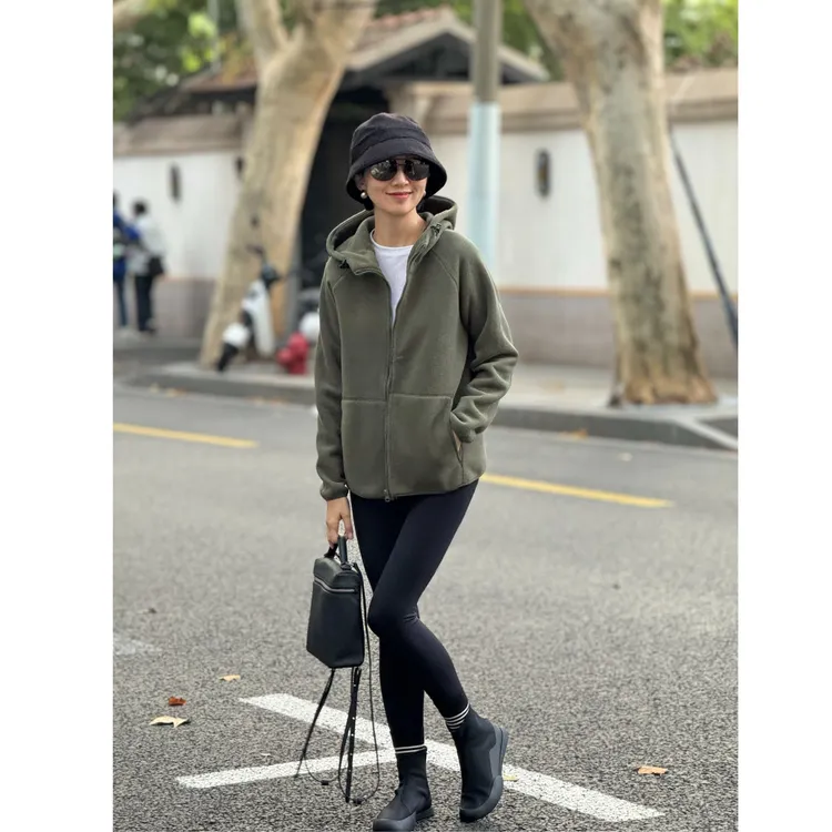 （YY推荐）晨光佳人 短款休闲连帽宽松百搭秋冬保暖女士外套