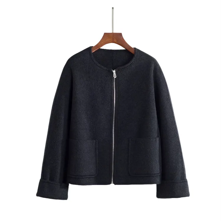 （YY推荐）轻杨晨光气质短款时尚休闲百搭羊毛秋冬宽松女士羊毛衫