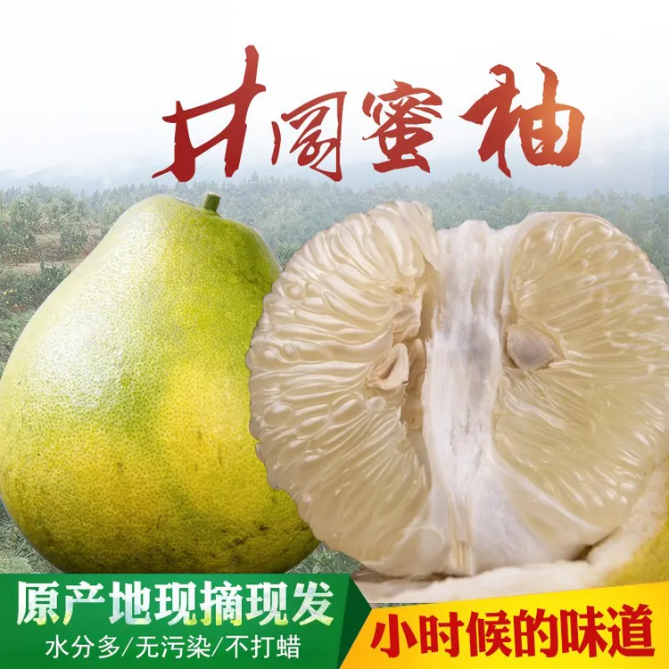 正宗江西井冈蜜柚金沙柚吉水柚子安福金兰柚蚕子纯甜无酸爆汁吉安