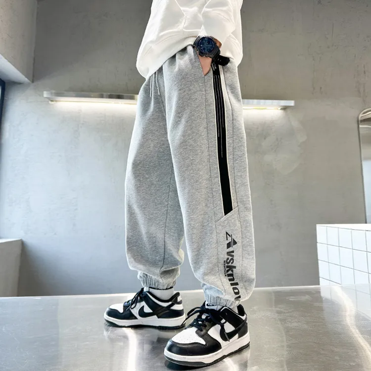 巴拉扣扣儿童装男童春装裤子春秋夏款2025新款运动大童春季卫裤