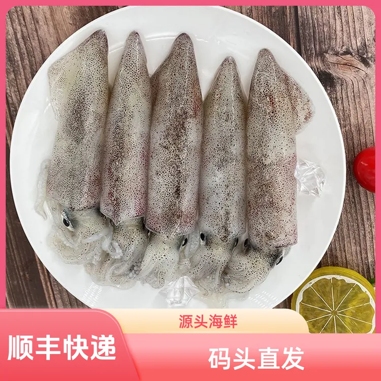 本港鱿鱼小管（网拖鱿鱼会有破皮，介意勿拍）