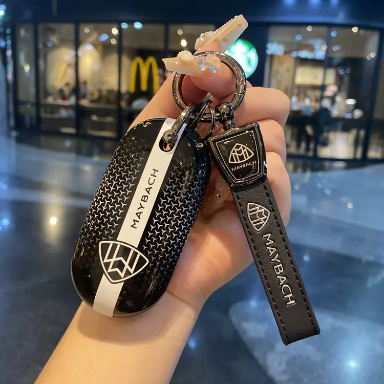 适用于奔驰S级钥匙套S400L迈巴赫S480钥匙包扣450L全包赛道钥匙壳