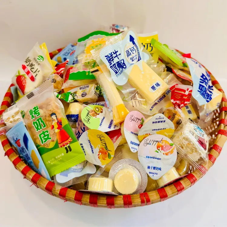 奶食品 奶食品组合装 内蒙古纯牛奶高钙健康营养零食奶酪奶酪干