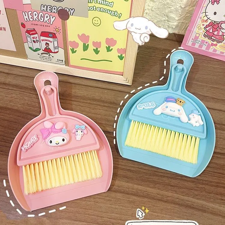 家用迷你家用桌面扫把扫帚创意簸箕工具卡通清洁键盘儿童套装组合