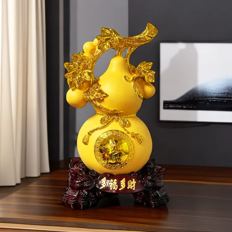 新款家居客厅电视柜酒柜装饰品桌面葫芦摆件工艺品玄关桌面高档